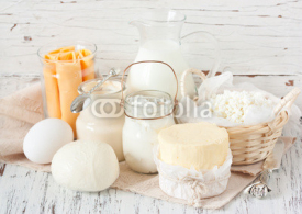 Fototapety Dairy products.
