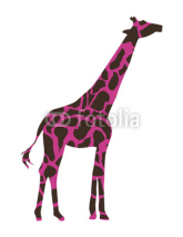 Fototapety giraffe design