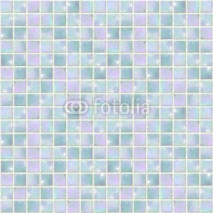 Naklejki Pearly Blue Opal Mosaic seamless