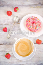 Naklejki Donuts and coffee