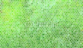 Fototapety Abstract stone mosaic in green colors with white joints.