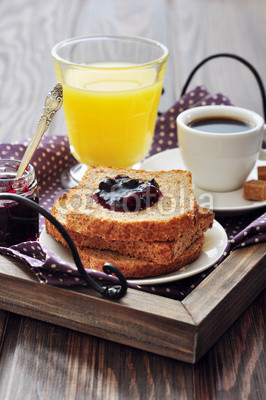 Breakfast with toast