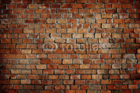 Naklejki Classic Beautiful Textured Brick Wall
