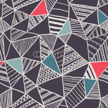Obrazy i plakaty Abstract seamless doodle pattern