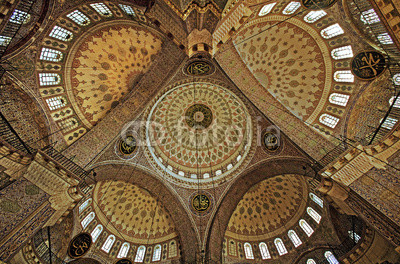 Holy Butterfly - view of the ceiling in a mosque
