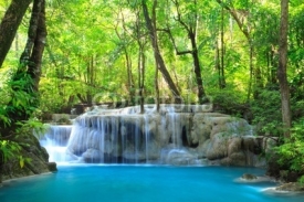 Fototapety Erawan Waterfall, Kanchanaburi, Thailand