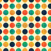 seamless abstract polka dots pattern