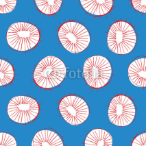Fototapety Abstract circles seamless pattern