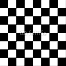 Obrazy i plakaty Black and white checkered tiles texture