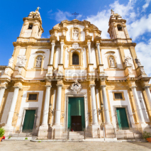 Naklejki Church of Saint Dominic, Palermo, Italy.