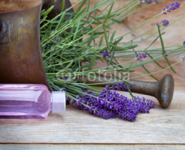 Fototapety Lavender and lavender oil