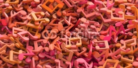 Fototapety Musical notes background, 3d illustration