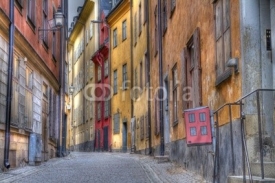 Naklejki Gamla Stan,The Old Town in Stockholm, Sweden