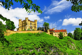 Fototapety castles of Bavaria - Hohenschwangau, Germany