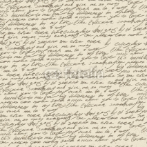 Obrazy i plakaty Abstract handwriting on old vintage paper. Seamless pattern, vec