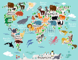 Obrazy i plakaty World map