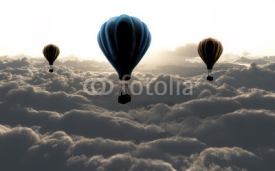 Balony na niebie