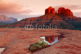 Fototapety Cathedral Rock Reflection