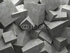 Fototapety cubes wall
