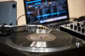 Fototapety Player for vinyl LPs.