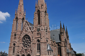 Naklejki alsace, the picturesque city of Strasbourg in Bas Rhin