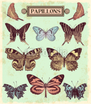 Naklejki Les papillons