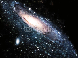 Obrazy i plakaty a spiral galaxy in the universe
