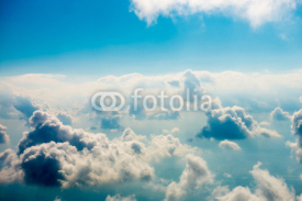 Naklejki Blue clouds and sky