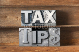 tax tips tray