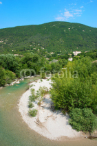 Fototapety River the Eygues in the Drome Provencal