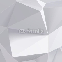 Naklejki Low polygon geometry shape. Vector illustration
