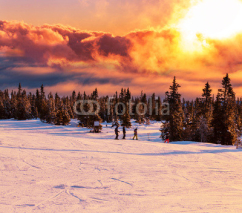 Fototapety Ski resort