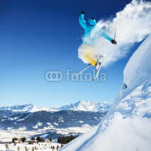 Obrazy i plakaty Jumping skier