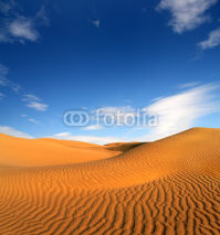 Naklejki evening desert landscape