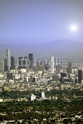 Sun Shining on Los Angeles