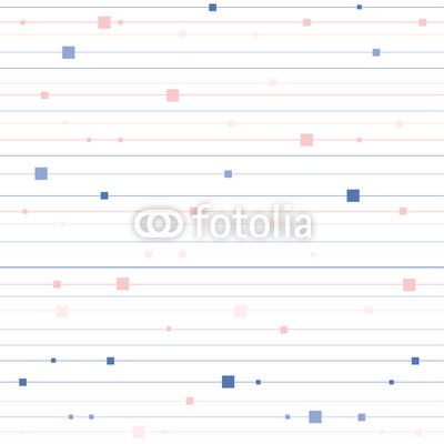Vector seamless pattern with horizontal stripes and squares. Modern stylish texture
