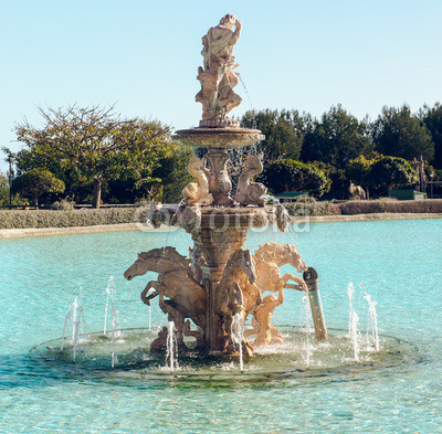 View of Neptune Fountain