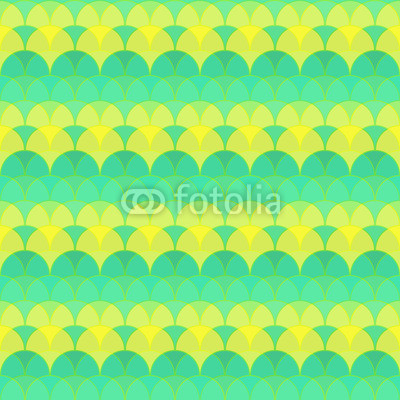 Seamless abstract geometric pattern green and yellow