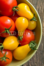 Naklejki colorful tomatoes in bowl