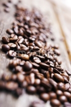 Naklejki Coffee Beans Closeup