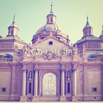 Naklejki Basilica in Zaragoza