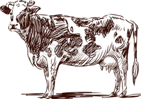 Naklejki spotted cow
