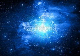 Fototapety Stars of a planet and galaxy in a free space