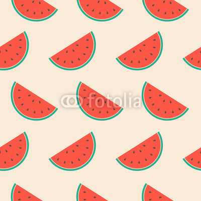 Seamless Watermelon Background