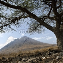 Naklejki Tanzani volcano, Ol Doinyo Lengai, Tanzania, Africa