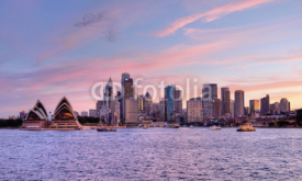 Naklejki Sydney, Pink Sunset 1