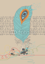 Obrazy i plakaty Peacock Feather