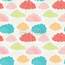 Obrazy i plakaty Clouds seamless pattern