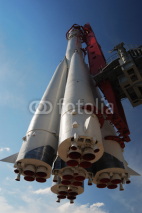 Naklejki monument of space rocket
