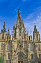 The Cathedral of the Holy Cross  in Barcelona.